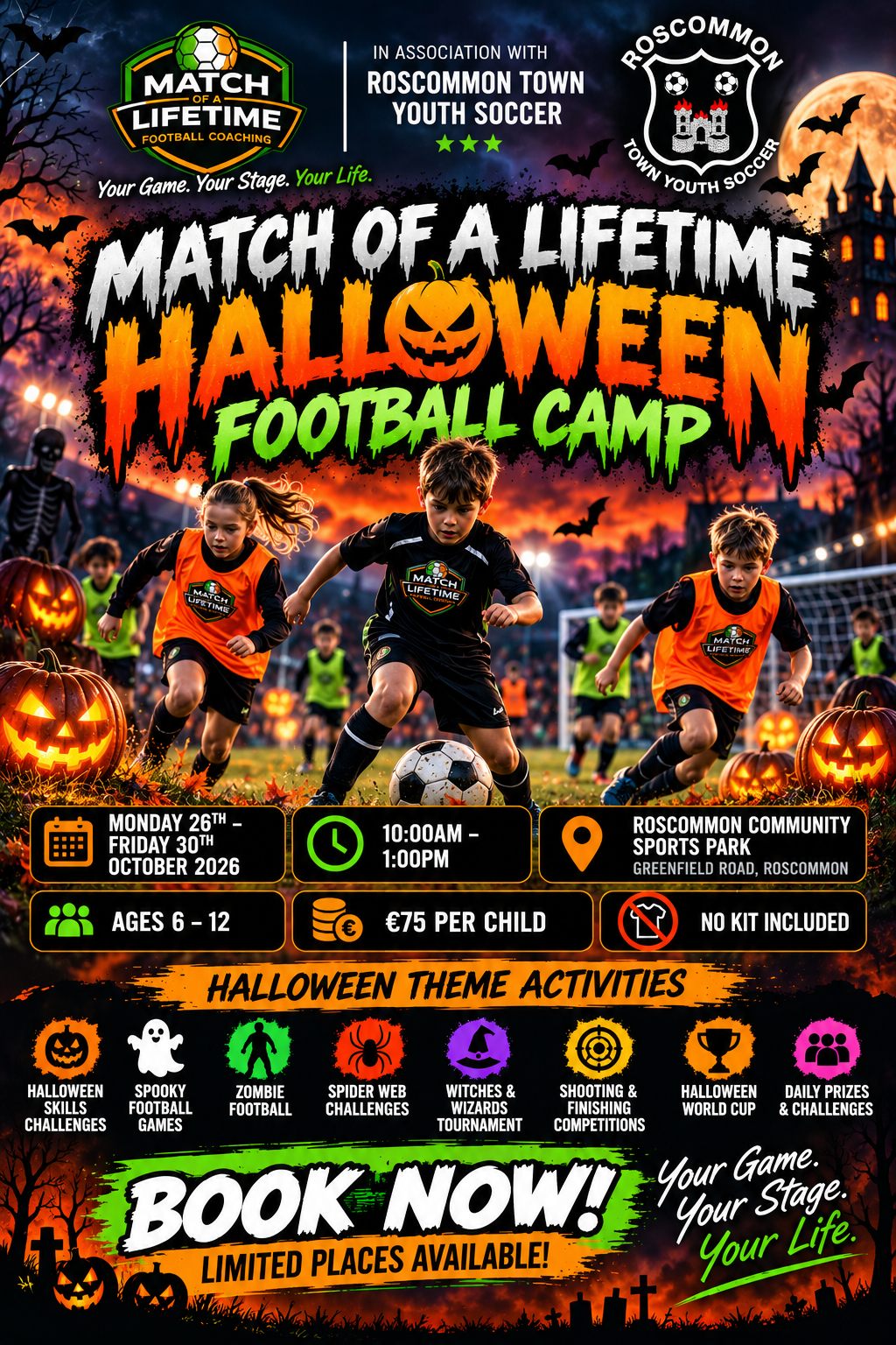 Roscommon Town Youths Halloween Camp